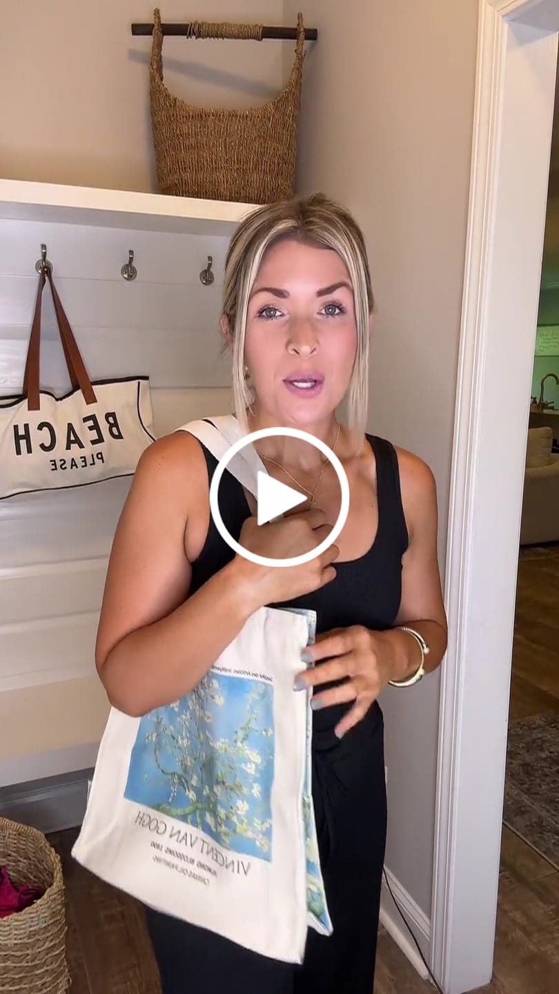 Customer video review of Van Gogh "Almond Blossom"  - Tote Bag
