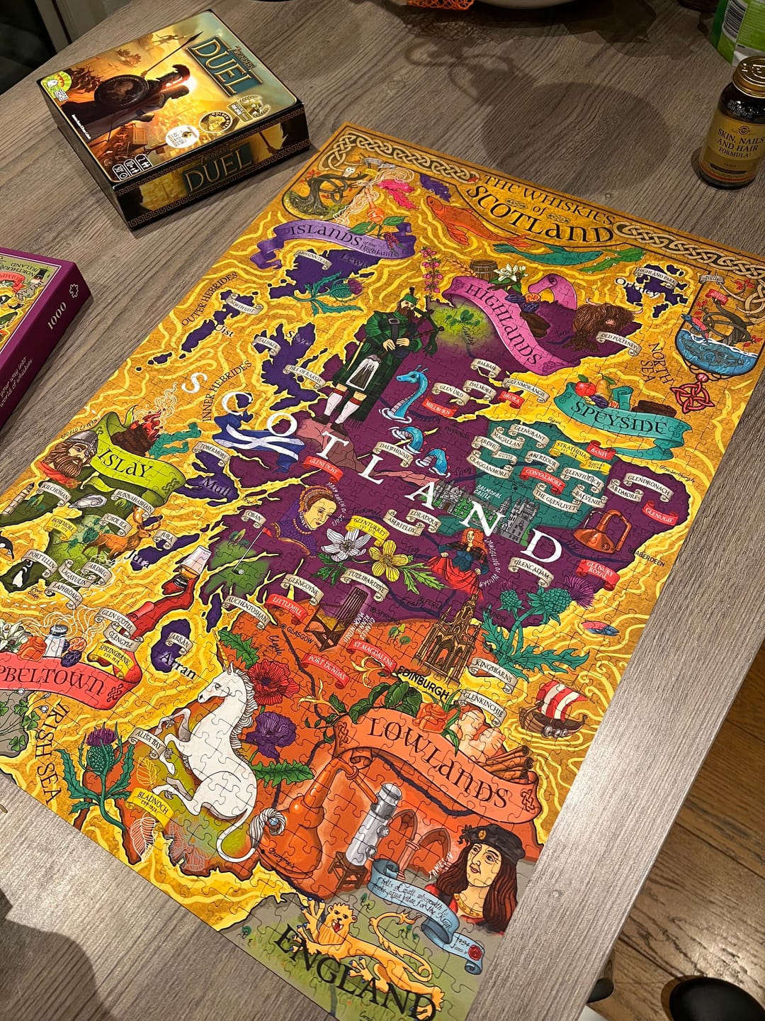 Customer photo review of Whisky Puzzle - Scotland