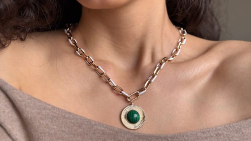 Customer photo review of Your Radiant Self Necklace