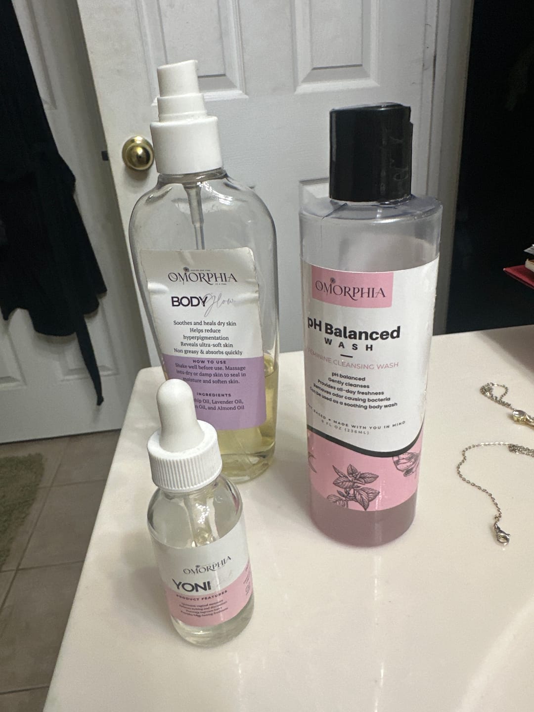 Customer photo review of Yoni Wash + Yoni Oil