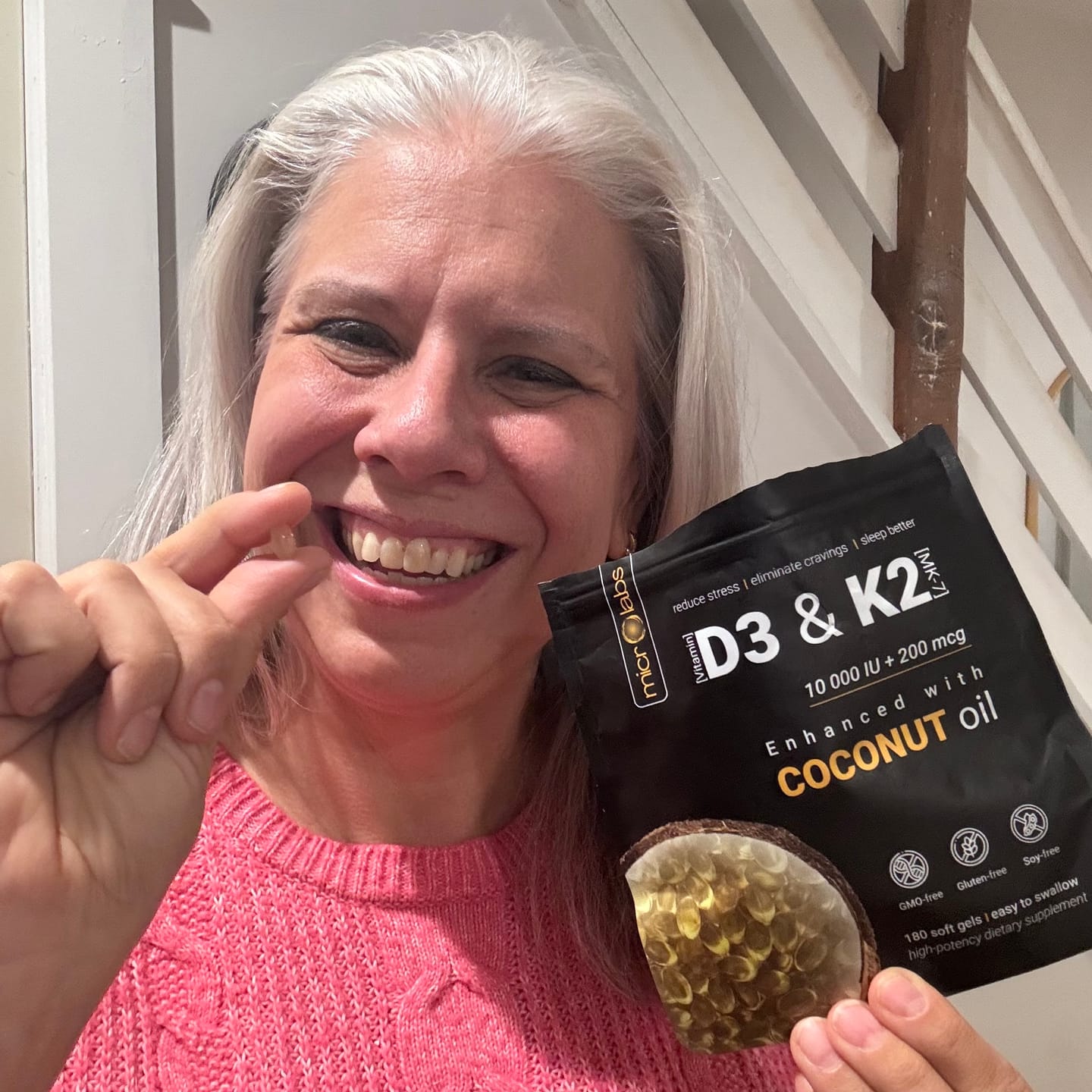 Customer photo review of High-Potency Vitamin D3 & K2