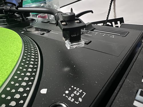 Customer photo review of Nagaoka DJ-44G Replacement Stylus for Shure M44G/M44-7 Cartridge
