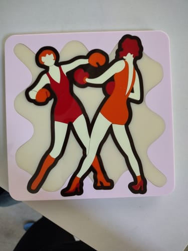 Customer photo review of Sucker Punch Wall Art