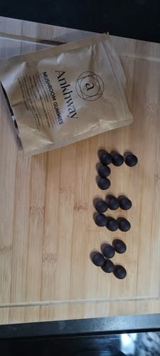 Customer photo review of Mushroom Gummies