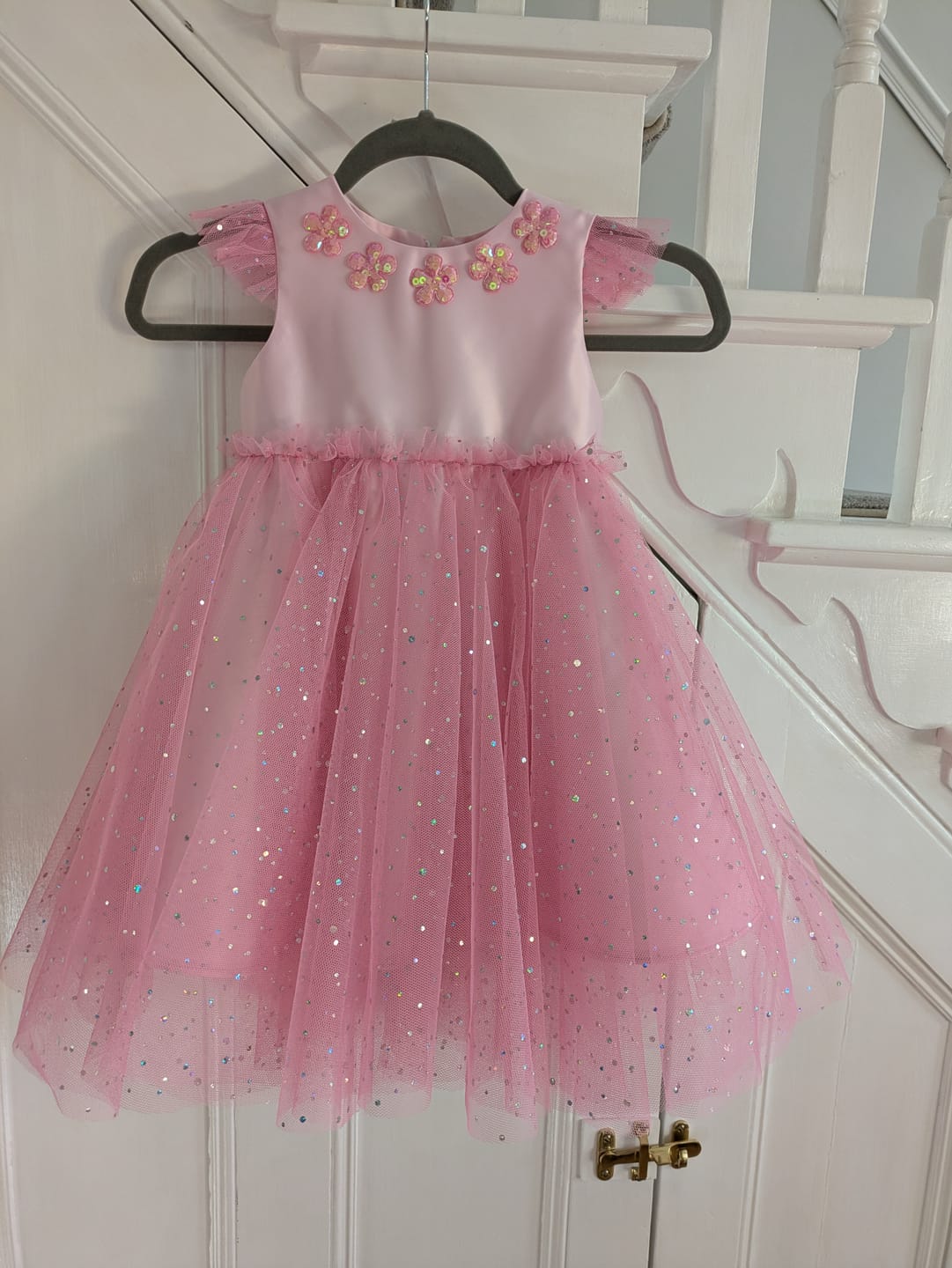 Customer photo review of Plain Duchess Satin Fabric