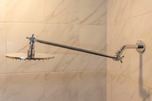 Customer photo review of 8 Inch Rain Shower Head and Adjustable Shower Arm