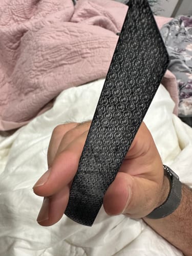 Customer photo review of Seyskyn Cantaloupe Orange Glass Foot File