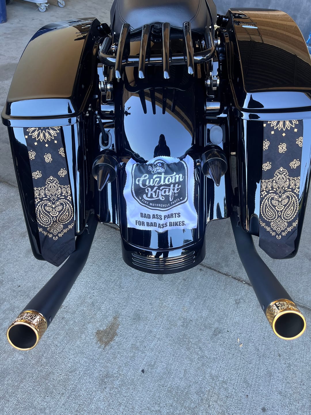 Customer photo review of Harley Davidson Turn Signal Lenses - Clip in Style