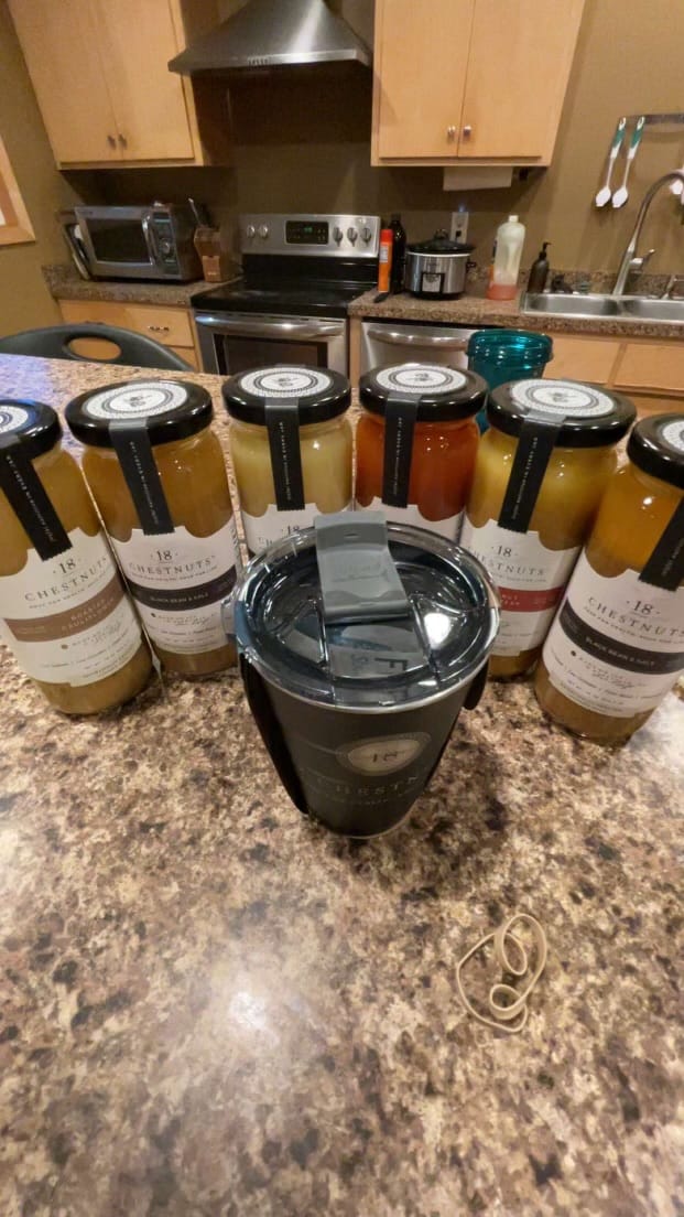 Customer photo review of Chestnut Maple Soup