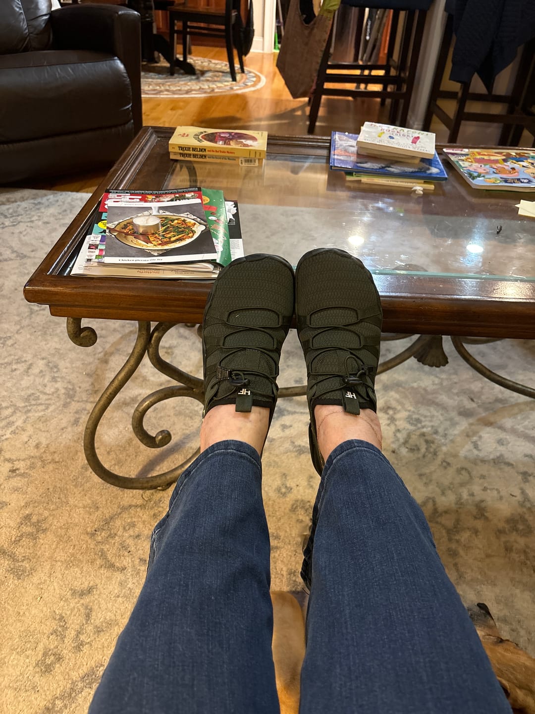 Customer photo review of Caspian Adventure - Outdoor & Non-slip Barefoot Shoes