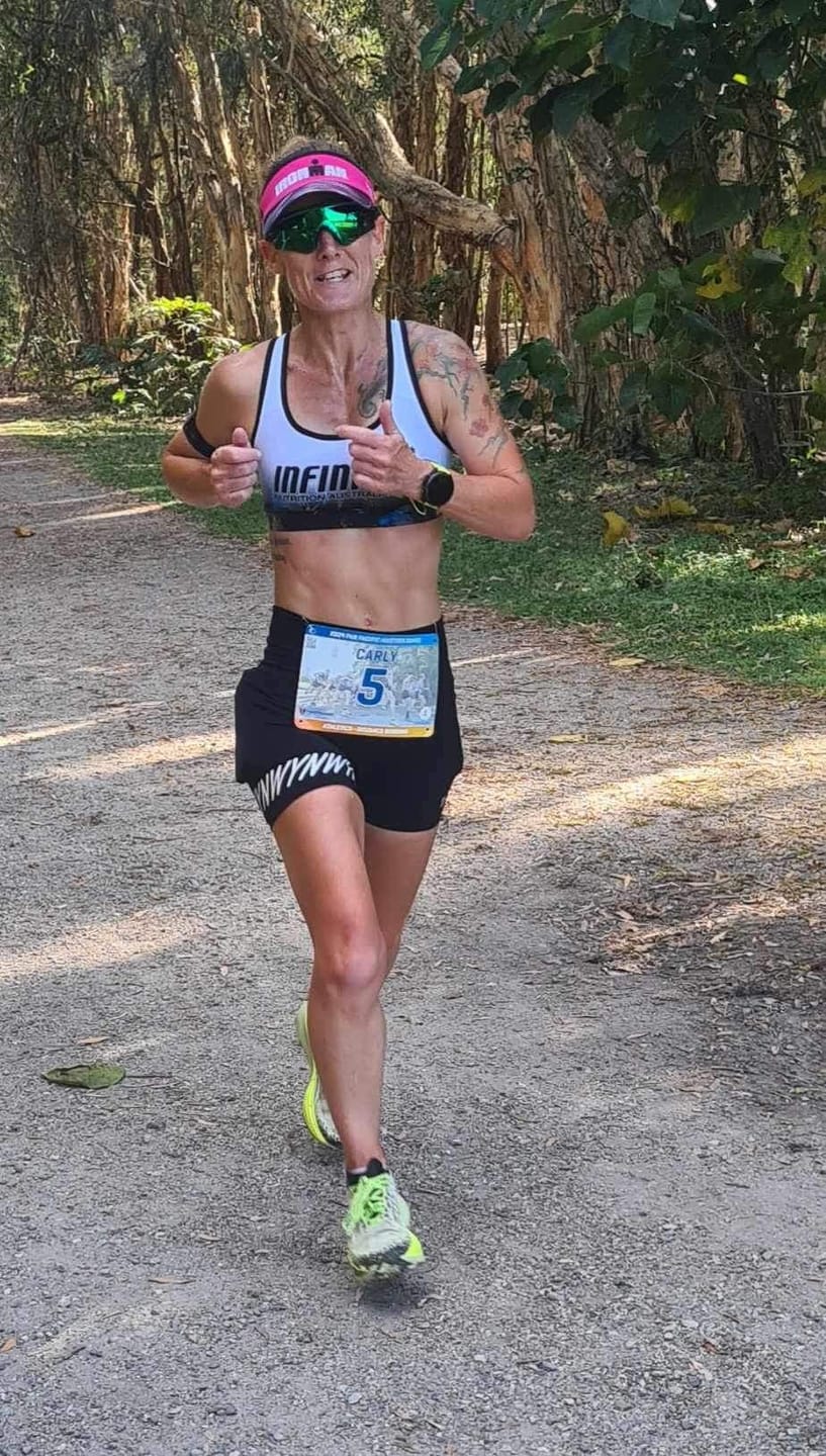 Customer photo review of Infinit Womens Racerback Bra