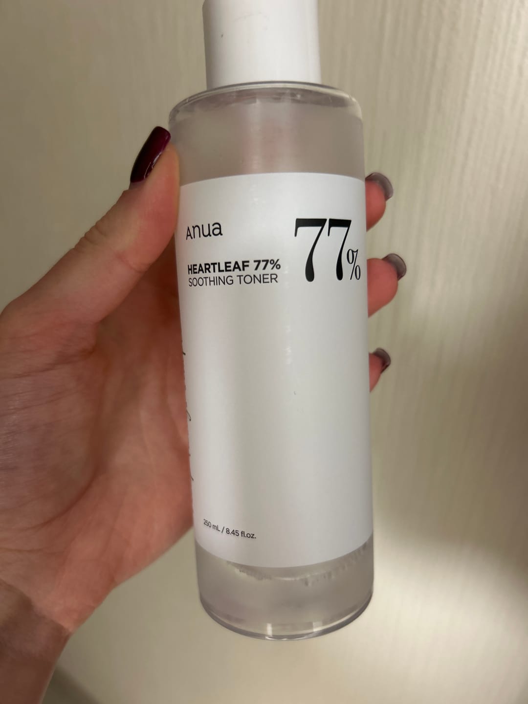 Customer photo review of Nomierinošs toniks Anua Heartleaf 77% Soothing Toner