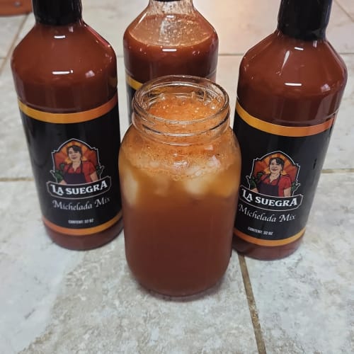 Customer photo review of La Suegra Michelada Mix