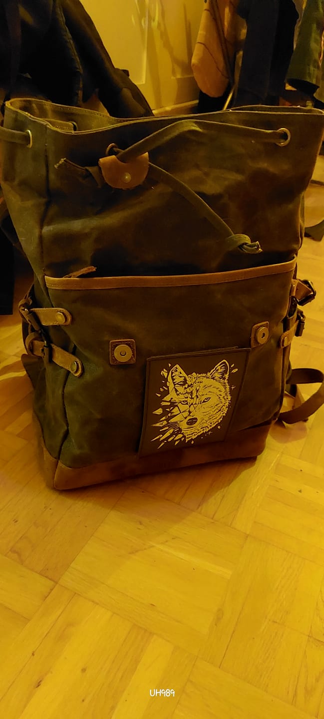 Customer photo review of Rucksack mit Patch (🌲)