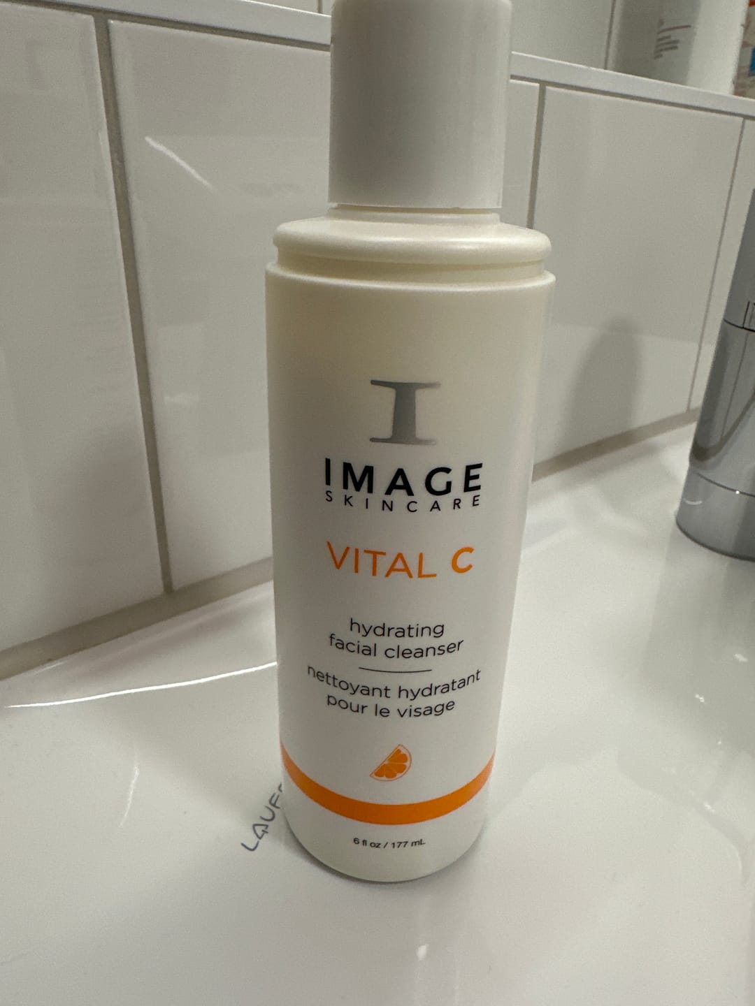 Customer photo review of Hydrating Facial Cleanser