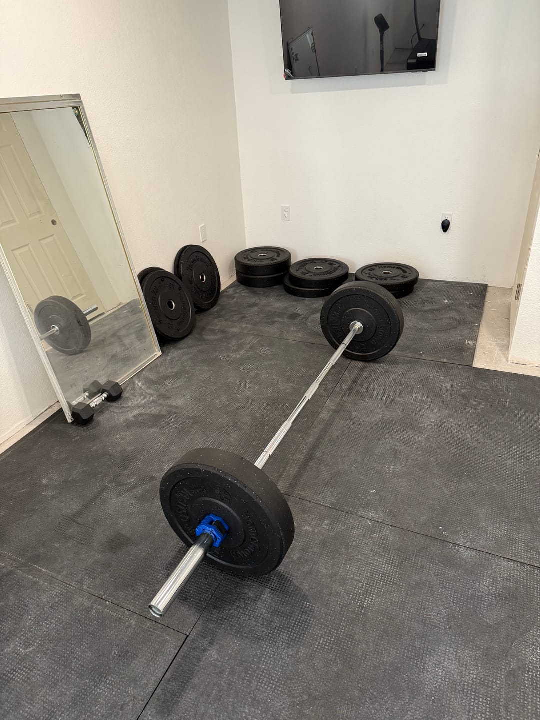 Customer photo review of 700lb Olympic Barbell