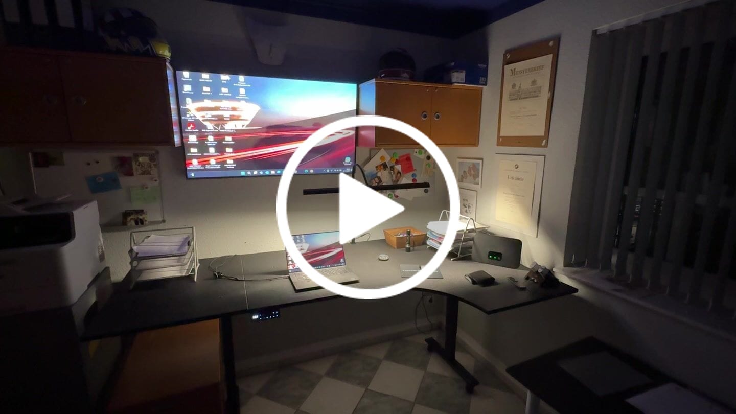 Customer video review of Maidesite T2 Pro - Elektrisch Höhenverstellbares Gestell