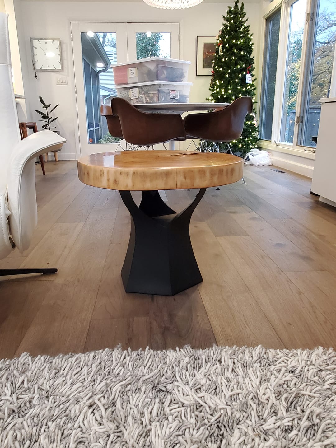 Customer photo review of Coffee Table Base 106B Namu 16H DIY Furniture