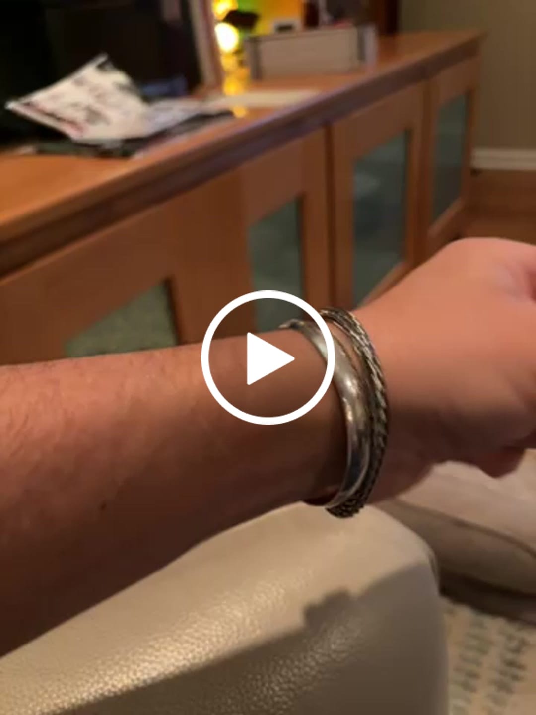 Customer video review of Compass Urn Bracelet