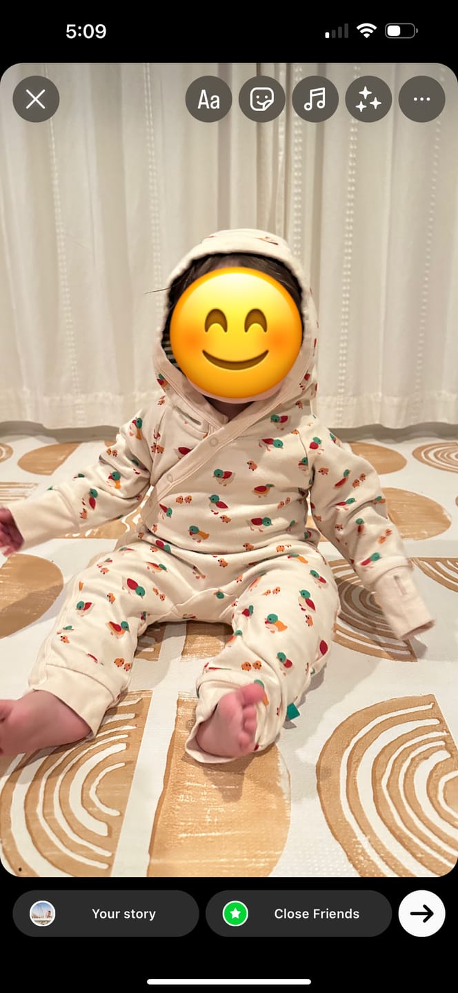 Customer photo review of Weather For Ducks Reversible Hooded Snug As A Bug Suit