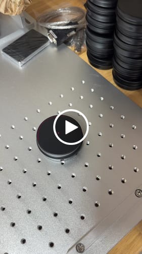Customer video review of Cloudray MP-60 LiteMarker Pro 60W Fiber Laser Marking Engraver with 7.9” X 7.9” Scan Area & D80 Rotary
