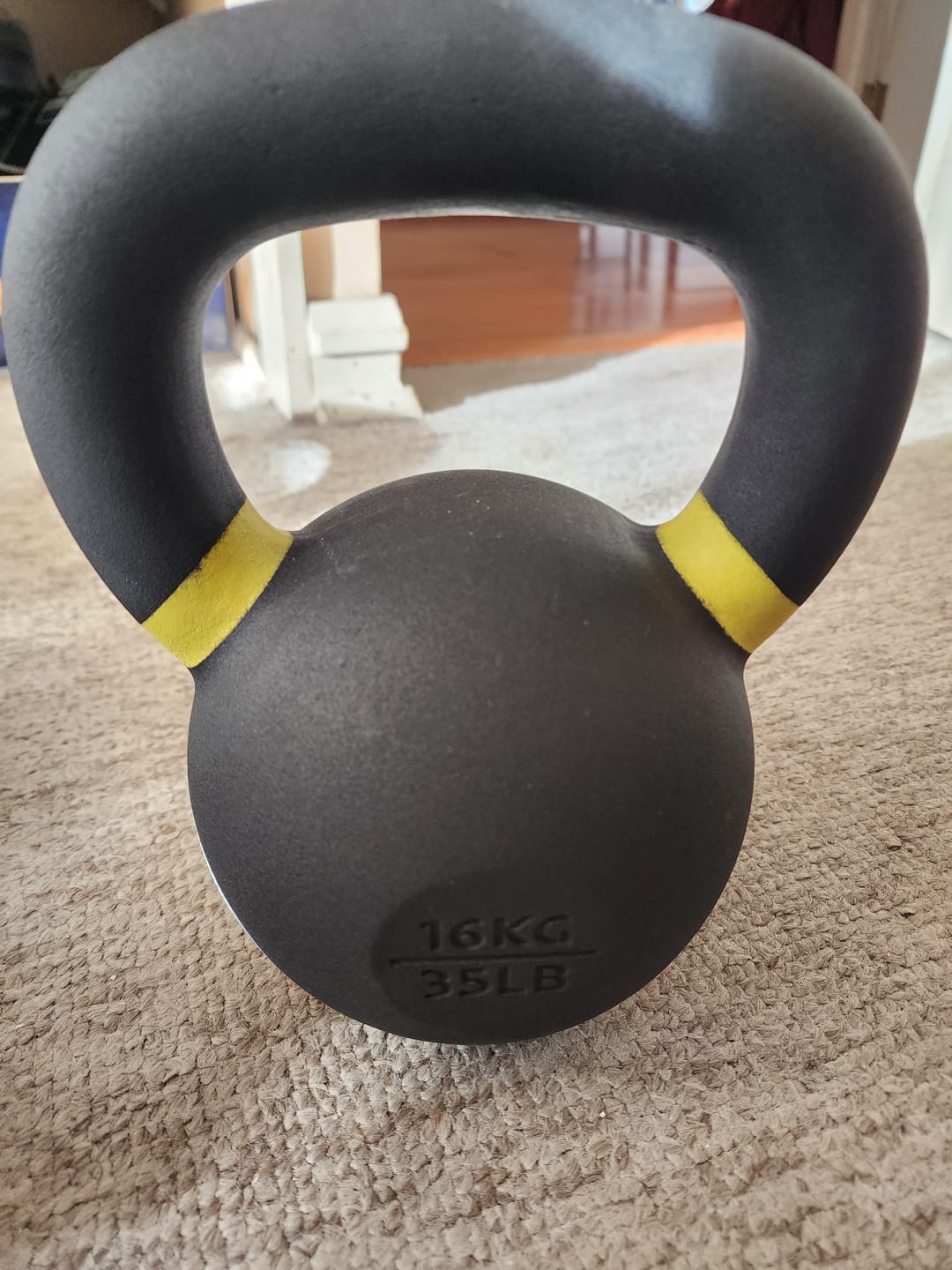 Customer photo review of Kettlebell Premium 4 a 36 kg IRONSIDE