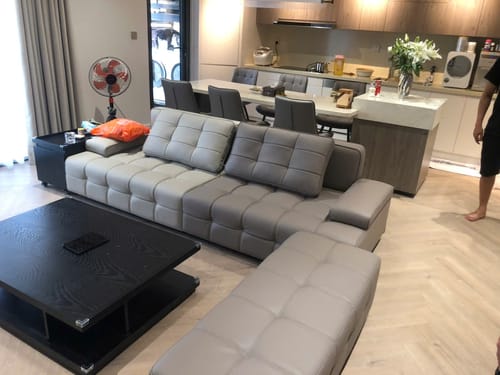 Customer photo review of Mẫu sofa chữ L da phong cách Ý HEAVEN