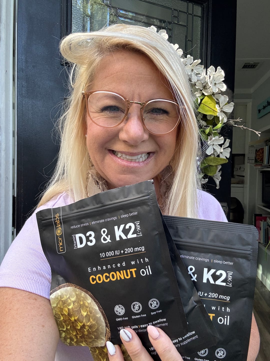 Customer photo review of High-Potency Vitamin D3 & K2