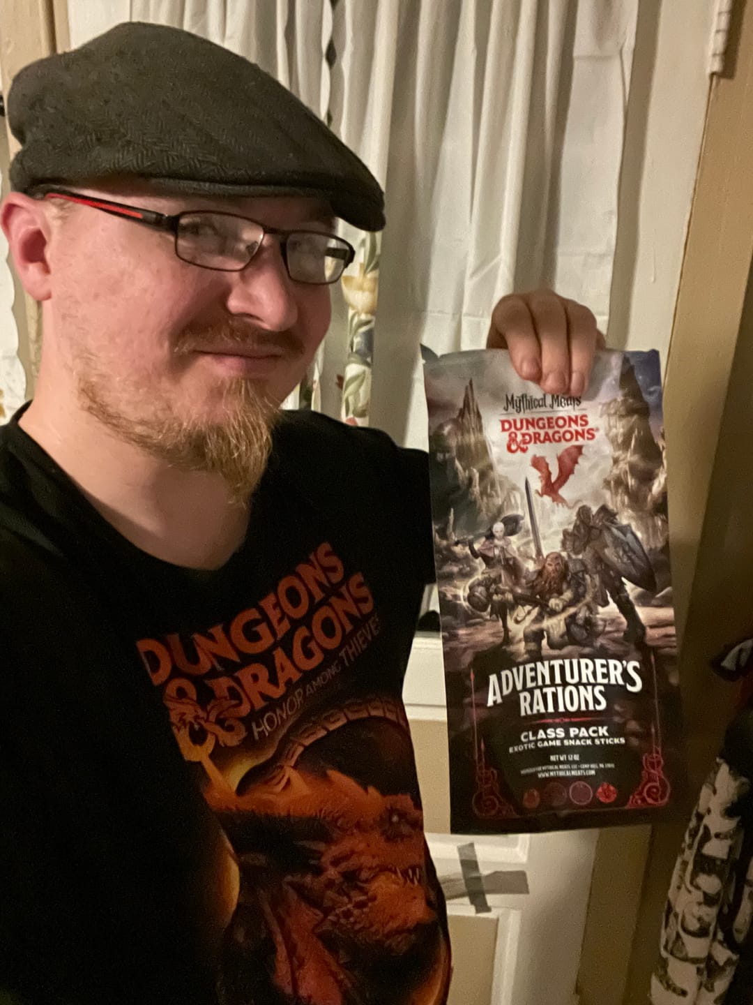 Customer photo review of DUNGEONS & DRAGONS Snack Sticks Variety Pack - Pack of 12 1 OZ. Exotic Game Snack Sticks