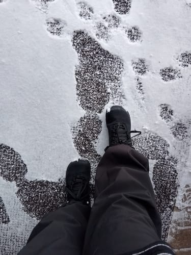 Customer photo review of Vaistoa Uoma 2 Talvi -paljasjalkavaelluskengät