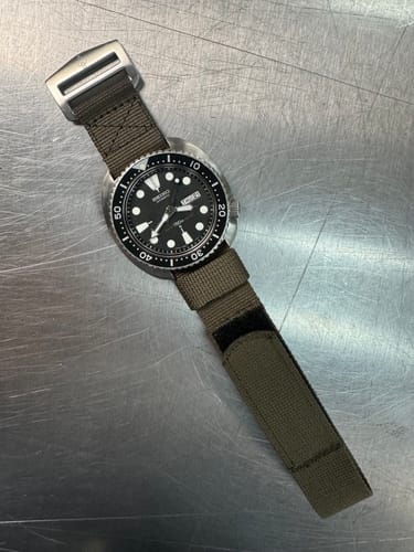Customer photo review of Glomar Explorer - Hook And Loop Watch Strap