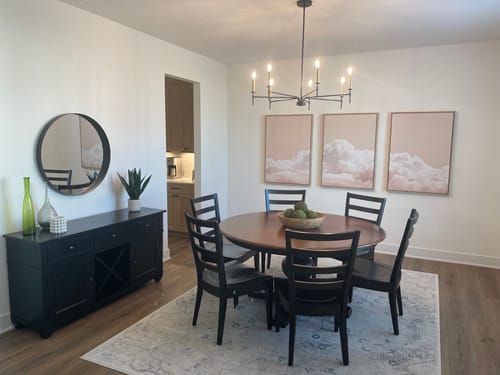 Customer photo review of Taupe Clouds Set of 3 Prints