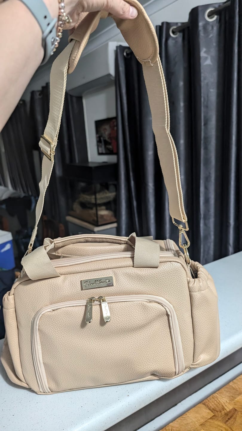 Customer photo review of Luxe Insulated Lunch Bag - Beige