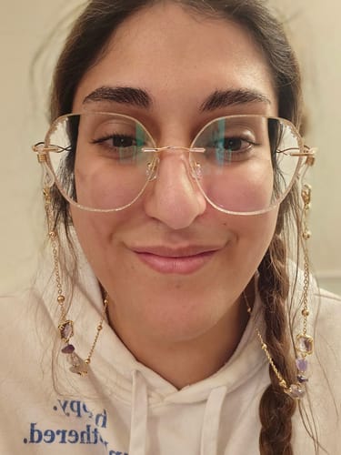 Customer photo review of Aurora Eyeglasses