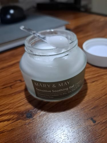 Customer photo review of Sensitive Soothing Gel Blemish Cream