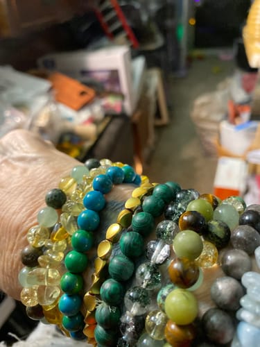 Customer photo review of Tibetan Bracelet of Fortune