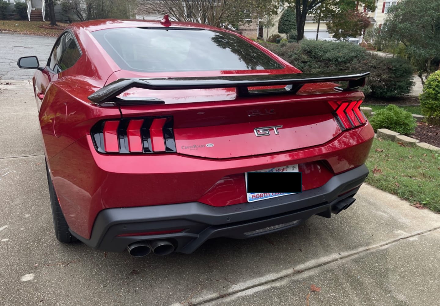 Customer photo review of 2024-Up Mustang GT Rear Spoiler