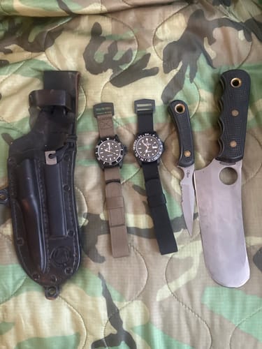 Customer photo review of NEW: PVD Glomar Explorer - Hook & Loop Strap - PVD/Black