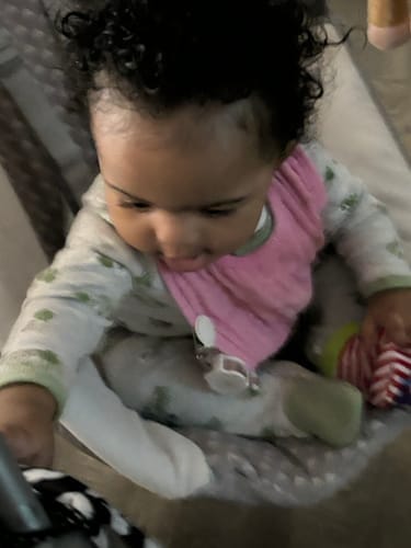 Customer photo review of Signature Llama RetractaClips 4.0 (Retractable Pacifier Clip)