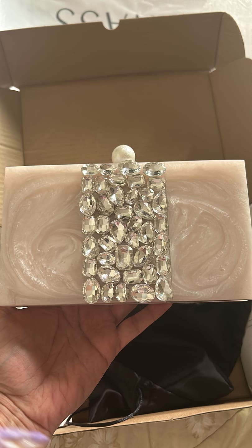 Customer photo review of Under The Sky Resin bag (white)