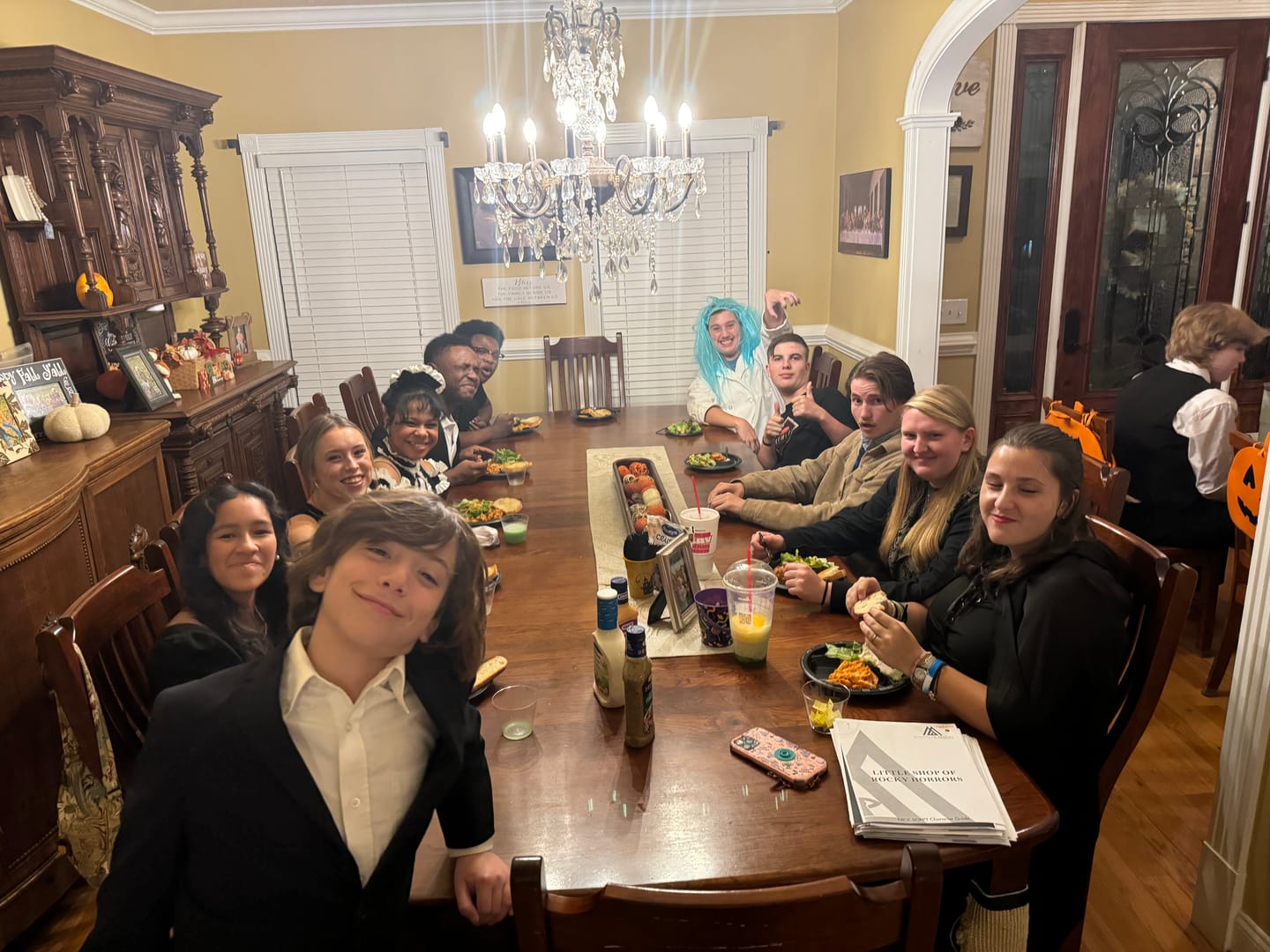 Customer photo review of Rocky Horror Halloween Murder Mystery Game Kit