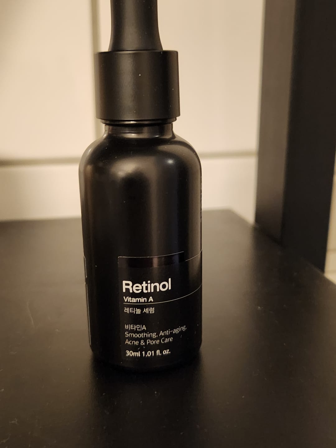 Customer photo review of Retinol Serum- Få økt kollagenproduksjon, jevnere hudtone og mindre akner og porer 30ml