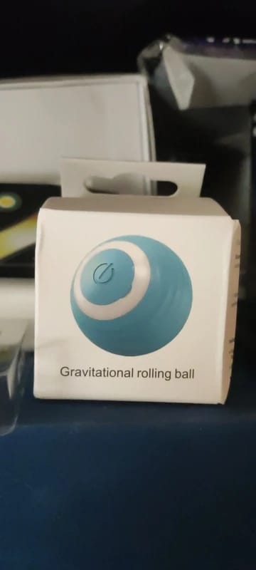 Customer photo review of Cat Interactive Electronic Automatic Rolling Magic Ball Toy: Self-moving Kitten Electric Ball for Cat Training