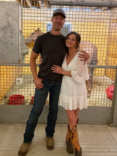 Customer photo review of Hay Chix® Half Bale Net