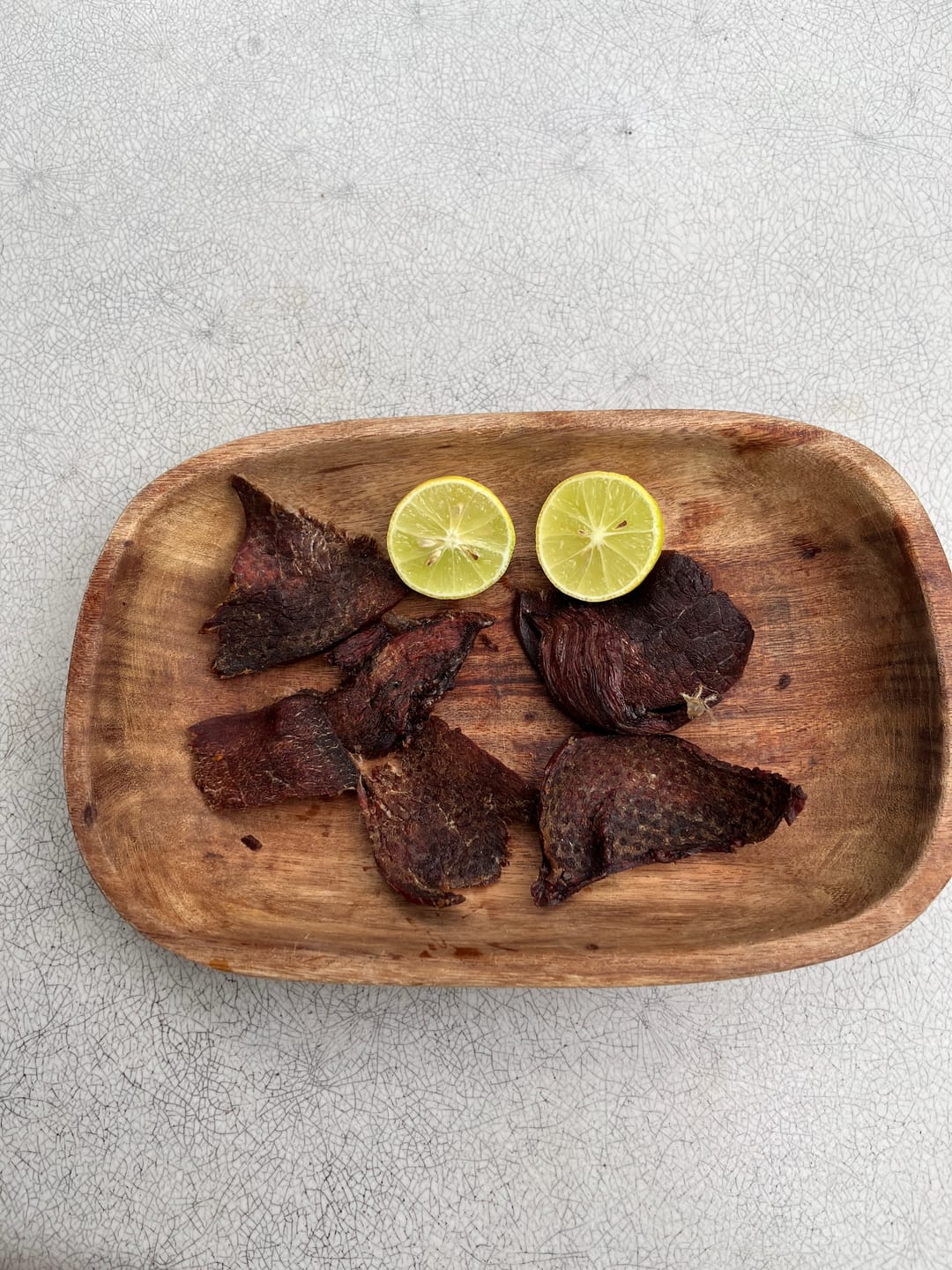 Customer photo review of Carne seca en trozo 200gr.