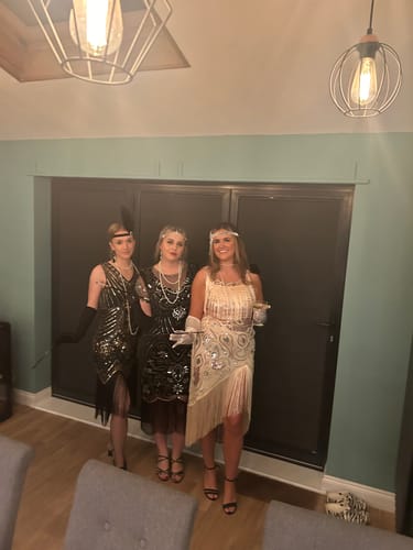 Customer photo review of 1920s Murder Mystery Game Kit