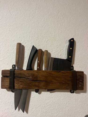 Customer photo review of Handgeschmiedetes Kochmesser - Black