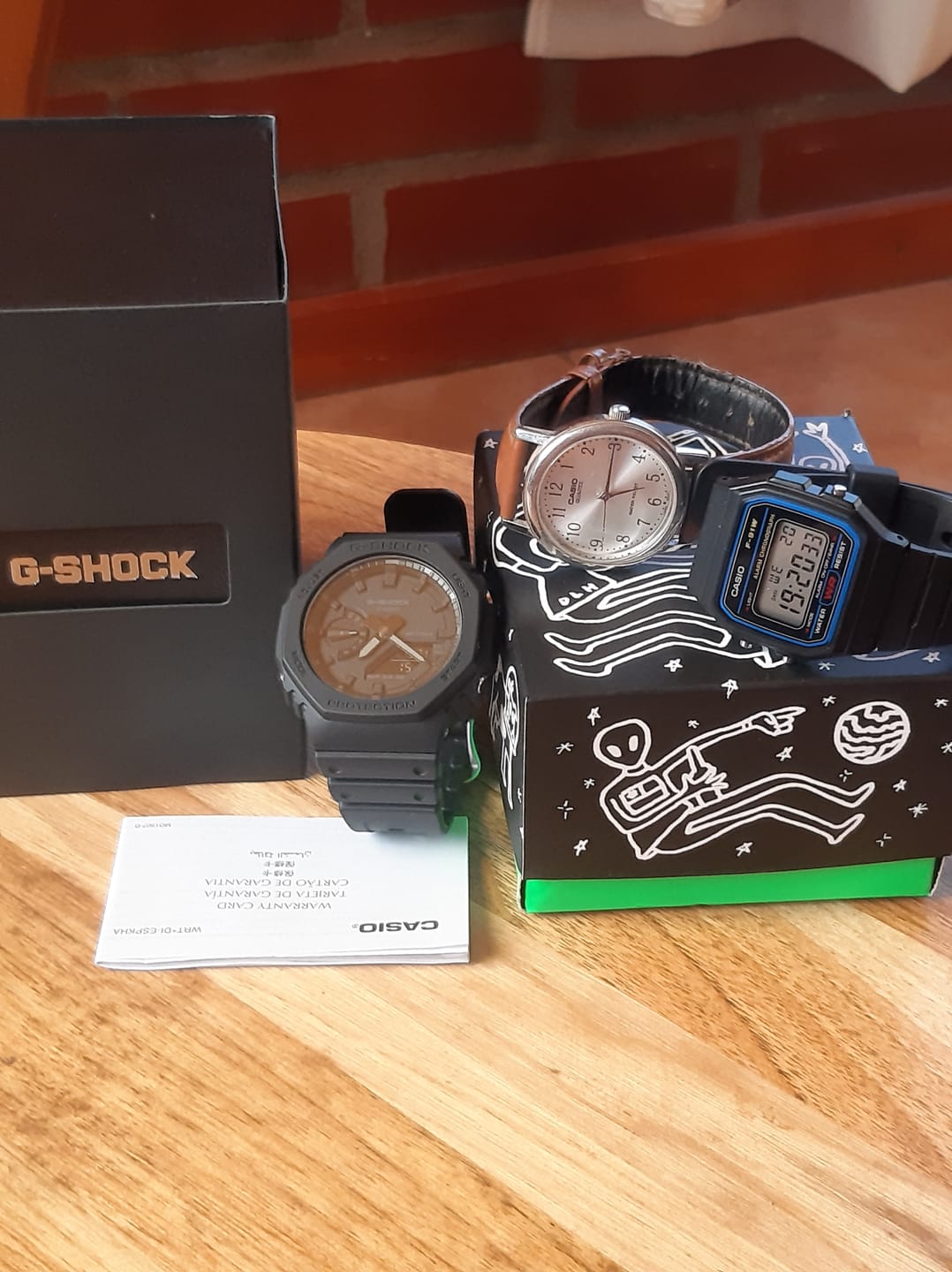 Customer photo review of Reloj Casio G-Shock Royal Oak "Casioak" GA-2100-1A1JF Carbon Core Negro JDM
