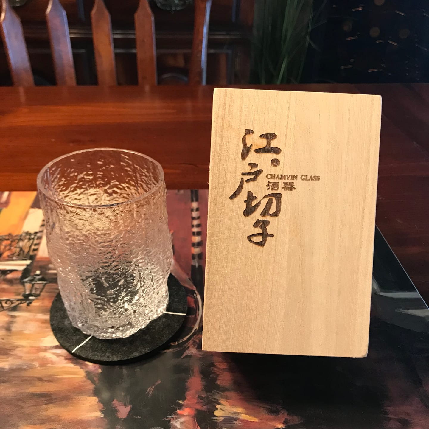 Customer photo review of Hisame - Handmade Japanese Whiskey glass