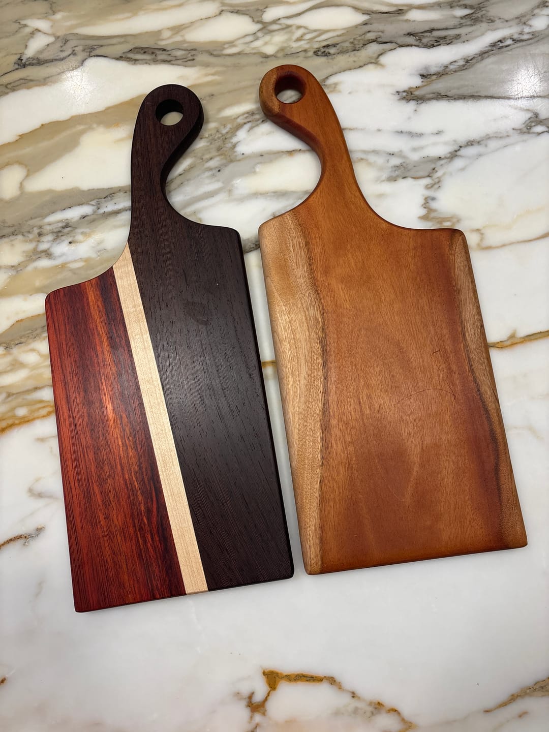 Customer photo review of 17.5x7" Small Free Flow Charcuterie Board Acrylic Router Template